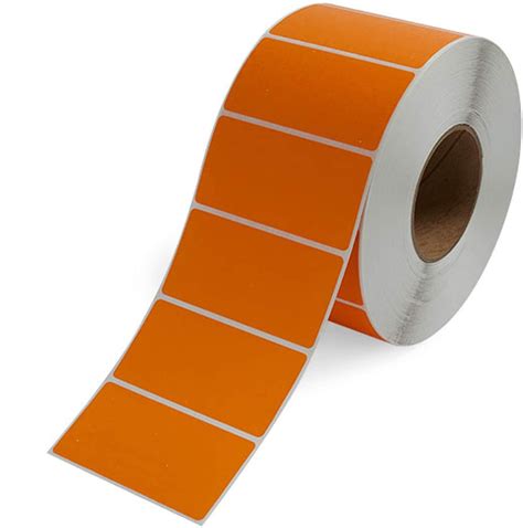 orange mailing labels